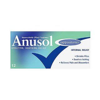 Anusol Haemorrhoids (Piles) Treatment   12 Suppositories