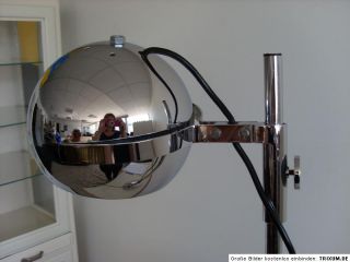 STAFF Tischlampe Lampe Chrom Kugel Bubble 60er 70er