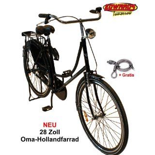 Hollandrad Edwards Basic Deutsch, 28 Zoll, schwarz, Omafiets, Damenrad