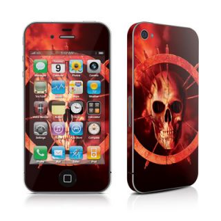 iPhone 4 4S Skin Handy Cover Design Schutzfolie Bumper Sticker Blood