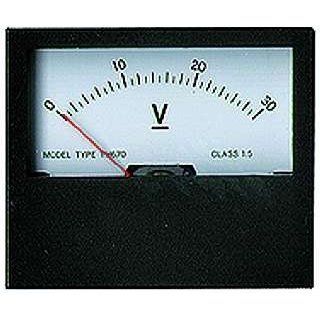Drehspulinstrument analog Voltmeter 0   30V DC Anzeige 