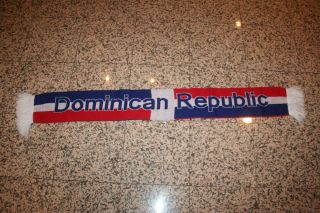 DOMINICAN REPUBLIC COUNTRY FLAG COLORS SCARF SCARVES NEW
