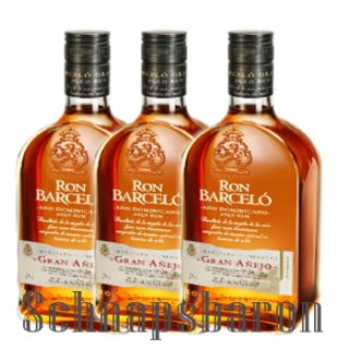Sparpaket Rum Ron Barcelo Gran Anejo 3 x 0,7l Dom.Rep.