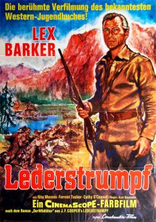 Lederstrumpf ORIGINAL A 1 Kinoplakat Lex Barker KLASSE