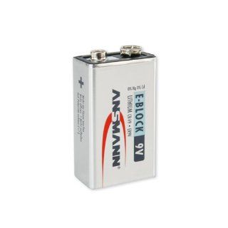 Ansmann 5021023 9V Block Lithium Batterie 1er Pack 