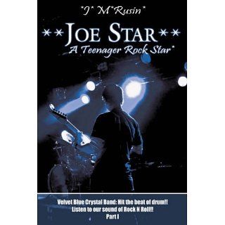 Joe Star a Teenager Rock Star Velvet Blue Crystal Band Hit the Beat