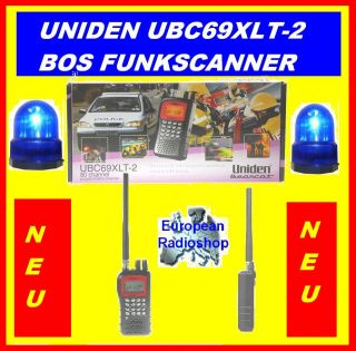 UNIDEN BEARCAT UBC 69 XLT 2 BOS + AFU Funkscanner NEU 