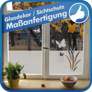 Glasdekor Tür & Fenster Folie Sonnenschutz Sichtschutzfolie