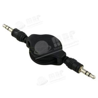 5mm Jack Car Audio Aux Retractable Cable Lead for SAMSUNG i9100
