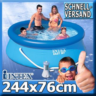 Intex 244x76 Schwimmbecken Schwimmbad Swimming Pool Planschbecken