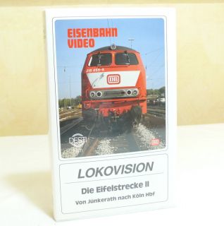 Desti Lokovision Video 82 VHS BR 215 Fuehrerstandsmitfahrt Juenkerath