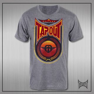 Tapout Ryan Bader Walkout Sun Devil Grey Lightweight T shirt NEW