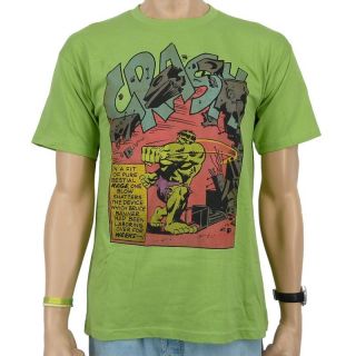 Marvel   Hulk Crash T Shirt, hellgrün