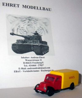 DDR LKW Garant Koffer Minol in 187 HO BeKa Neu