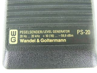 Wandel & Goltermann W&G PS 20 Level Generator