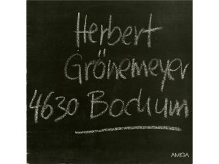 HERBERT GRÖNEMEYER  LP   4630 BOCHUM   AMIGA