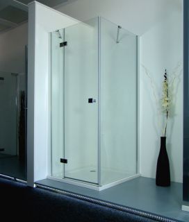 Duschkabine, Rechteck Duschabtrennung Echtglas Dusche, Glasdusc 90x90