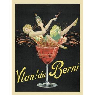 Historische Werbeplakate   Vlan Du Berni Poster Kunstdruck (60 x 45cm)