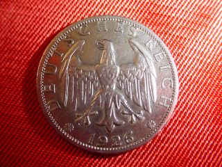 1010 SILBER 2 Mark Reichsmark 1926 A Weimarer Republik Deutsches