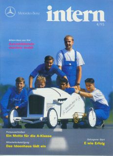 MERCEDES INTERN MB 4/95~Mika Häkkinen~ RAR Old