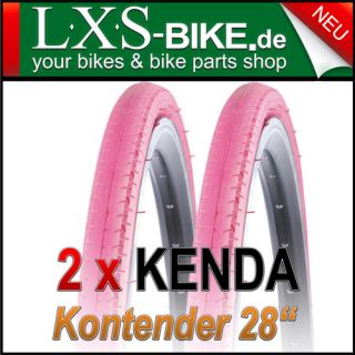 Kenda Kontender 28 26 622 Pink 1Paar Rennrad Fahrrad Reifen BIKE