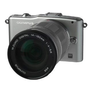 Olympus Pen E PM1 Systemkamera 3 Zoll silber mit Kamera