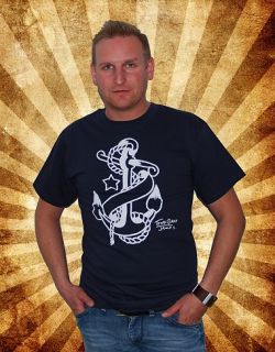 Anchor Anker Tattoo Sailor SHIRT Traditional Oldschool Jerry Nautic