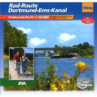 Rad Route Dortmund Ems Kanal 1  50 000. Radwanderkarte Mit