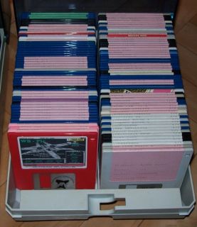 Randvolle Diskettenboxen Disketten für Commodore Amiga
