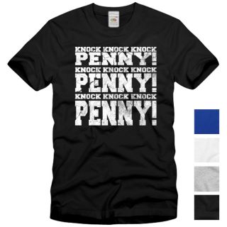 PENNY T Shirt The Big Bang Theory Vintage knock Sheldon Comic College