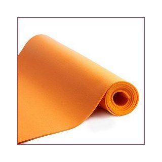 Yogamatte Premium Safran/Orange, 200 x 60 x 0,3 cm, extrem dichter