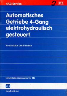 SSP 112 VW CORRADO 4Gang Automatikgetriebe 096 Handbuch
