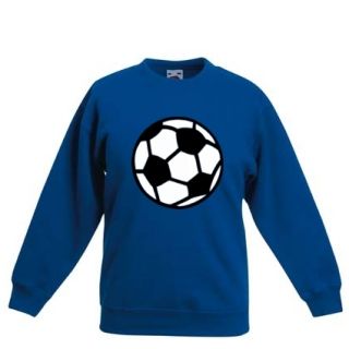 Kinder Sweat Shirt Pullover Fussball 104 164 Farbwahl