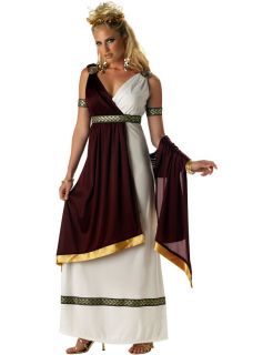 Elegantes Römische Herrscherin Kleid Griechin Kostüm Karneval