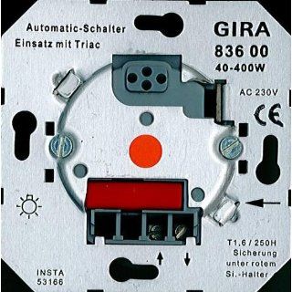Automatic Schalter Einsatz mit Triac für Glühlampen GIRA 83600