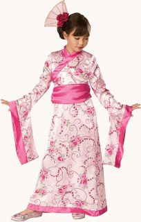 ASIATISCHE PRINZESSIN Kostüm Japanerin Kimono 104 116