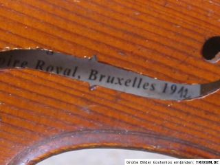Schöne alte belgische Geige Georges Mougenot Bruxelles 1912 old