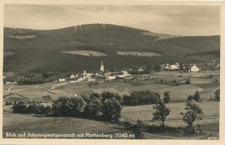 Johanngeorgenstadt Panorama mit Plattenberg ngl 119.187