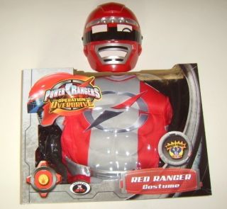 Ranger Kostüm Overdrive 110 116 122 M 5 7 Jahre + Maske NEU