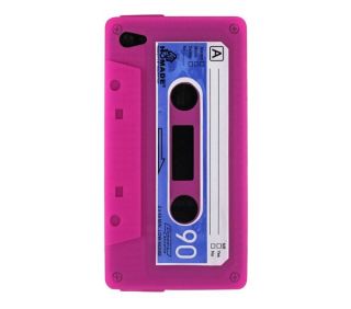 Lots of 2 Cassette Tape Silicone Case Cover for iPhone 4 4G