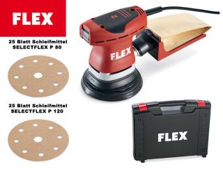 FLEX Exzenterschleifer ORE 125 2 Set Schleifer # 379077