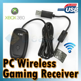 Wireless Gaming GAME Receiver Empfänger für XBOX 360 PC schwarz