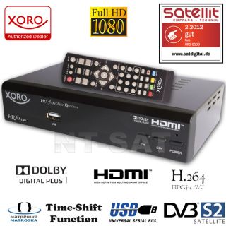 Fuba Sat Anlage 8Teilnehmer inkl. 4 Digital FULL HD TV Sat Receiver