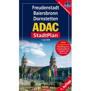 ADAC Stadtplan 122500. Freudenstadt/Baiersbronn/Dornstetten 