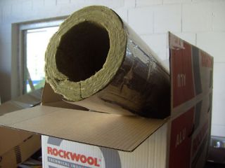 Rauchrohrisolierung Abgasrohr ROCKWOOL 133/30 Aluschale