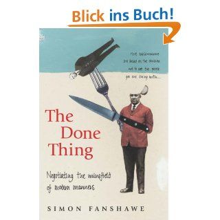 The Done Thing Simon Fanshawe Englische Bücher