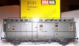 Postwagen DRG BRAWA 2131 Wg.Nr. 143 NEU 1/87