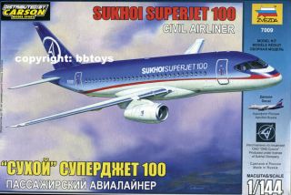 144 Zvezda 7009 Sukhoi Superjet 100 Ziviles Passagier Düsenflugzeug