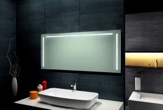 Lux aqua LED hochwertiger Badezimmerspiegel MT60 140 mit klarem Design