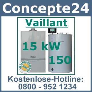 Vaillant ecoTEC VC 146/4 7 15 Speicher Gas Brennwert Therme Heiztherme